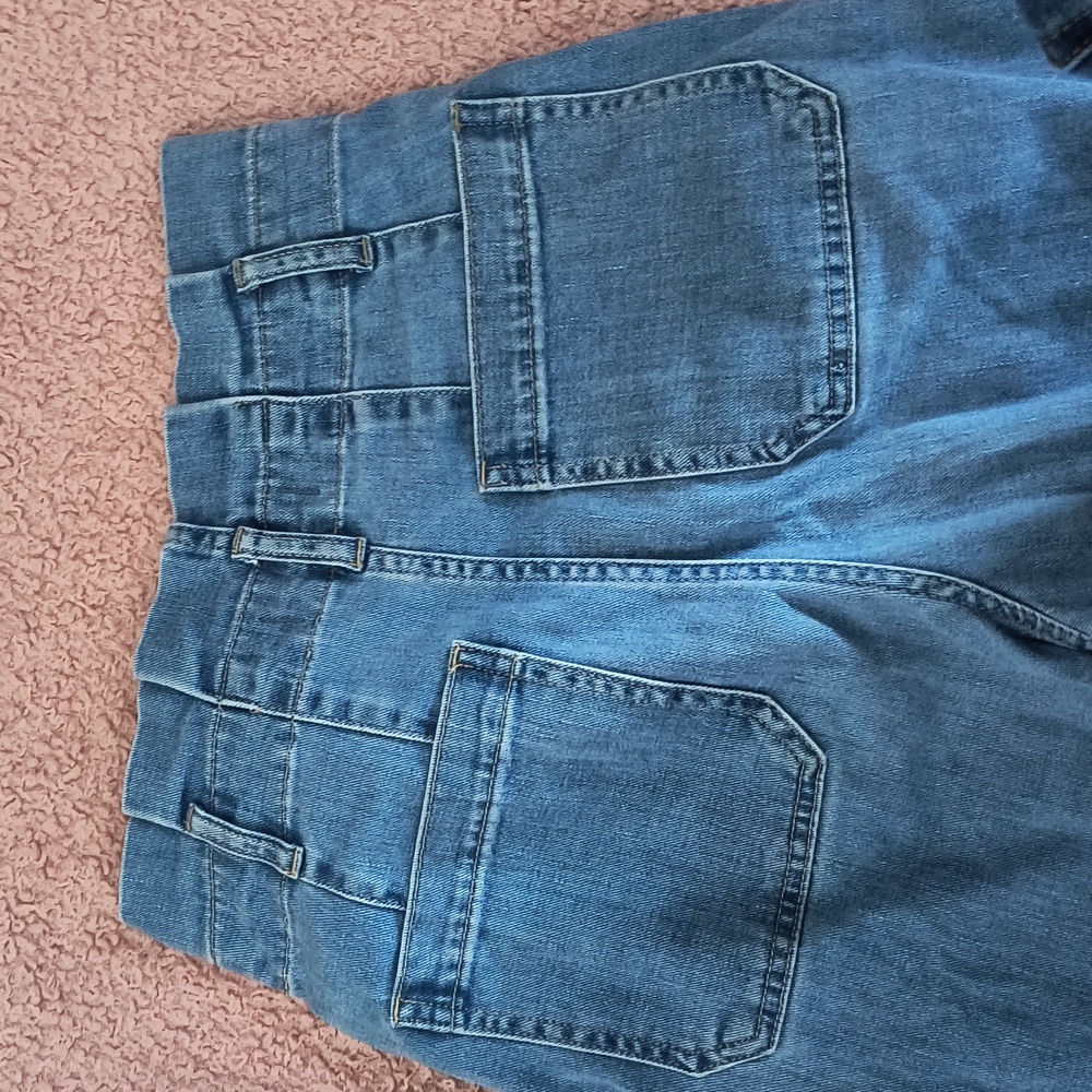 Madewell Women's Pleated Wide Leg Jeans - Picture 6 of 6